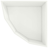 Produktbild för Hörnställning Vit 60 x 60 x 35 cm Stål