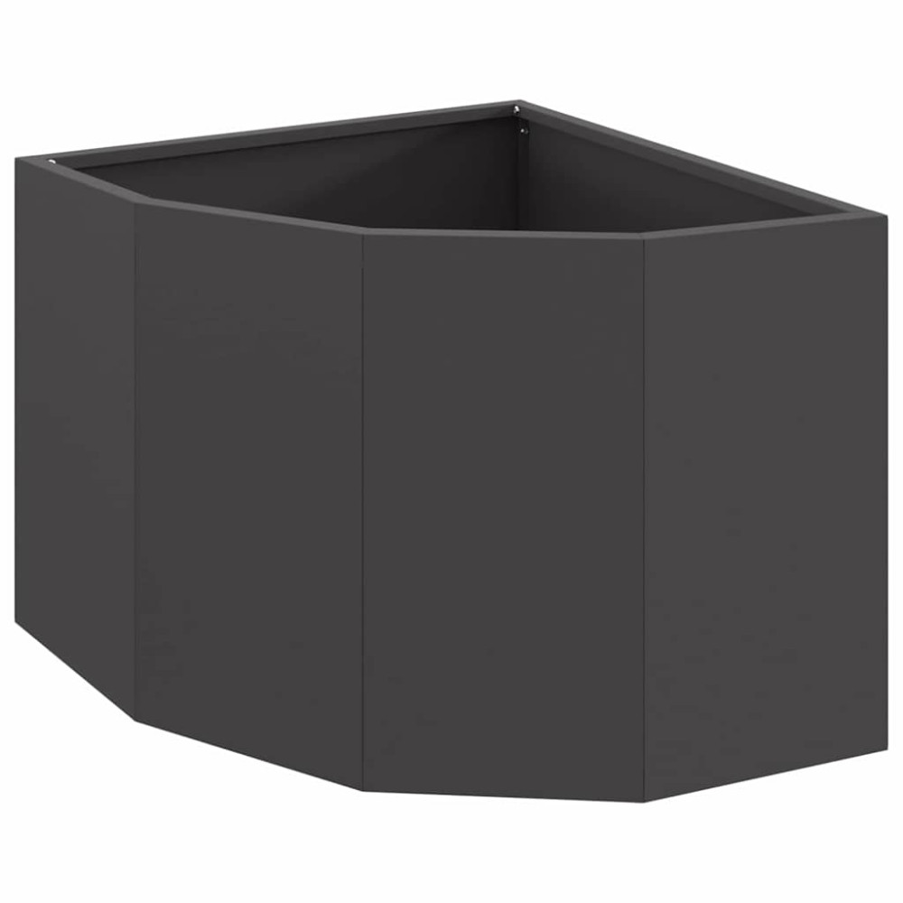 Produktbild för Hörnställning Svart 45 x 45 x 35 cm Stål