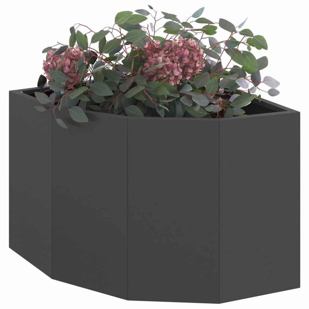 Produktbild för Hörnställning Svart 45 x 45 x 35 cm Stål