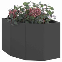 Produktbild för Hörnställning Svart 45 x 45 x 35 cm Stål