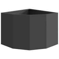 Produktbild för Hörnställning Svart 45 x 45 x 35 cm Stål