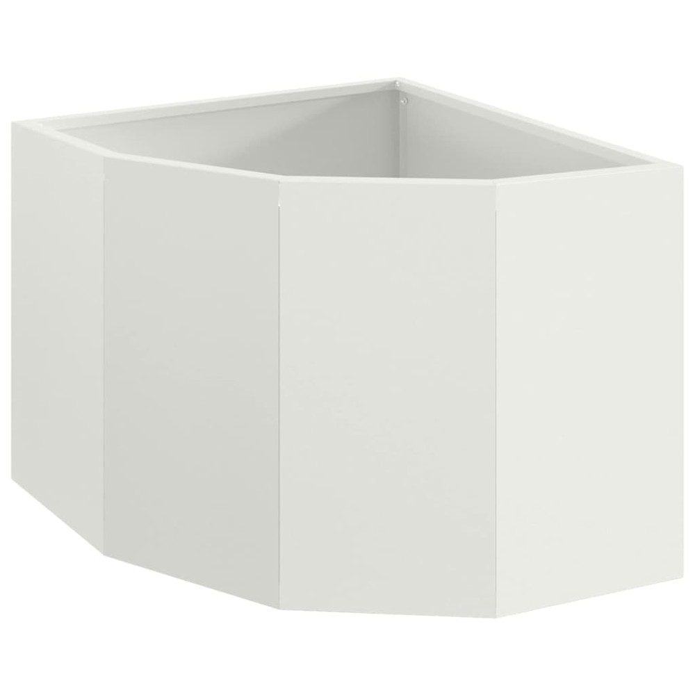 Produktbild för Hörnställning Vit 45 x 45 x 35 cm Stål