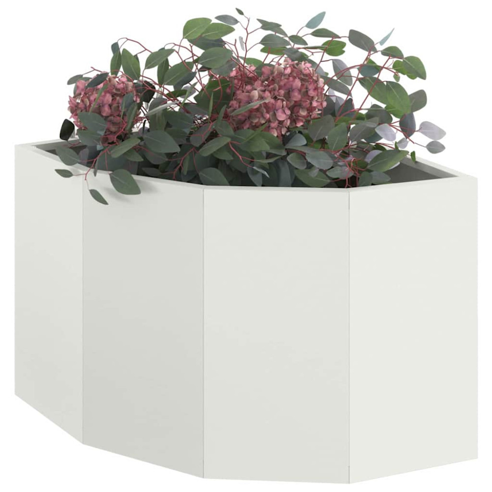 Produktbild för Hörnställning Vit 45 x 45 x 35 cm Stål