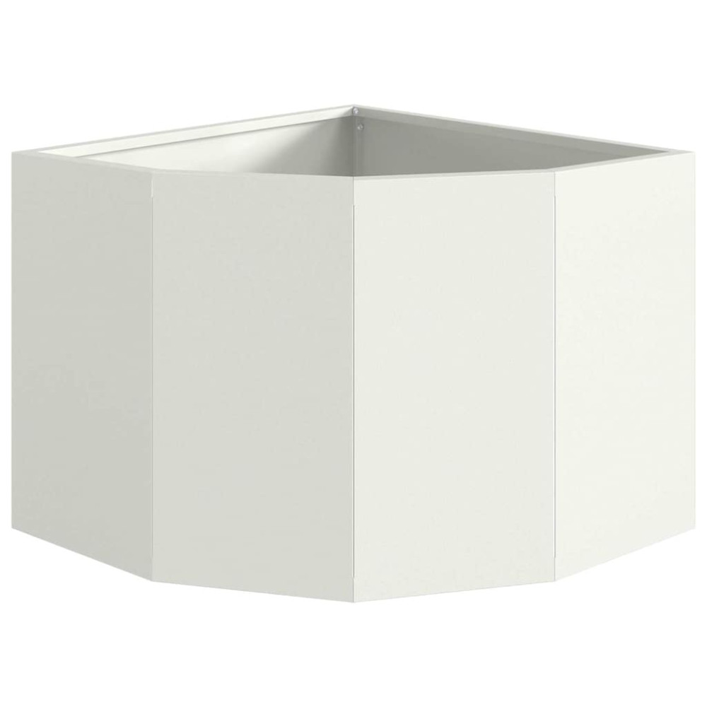 Produktbild för Hörnställning Vit 45 x 45 x 35 cm Stål