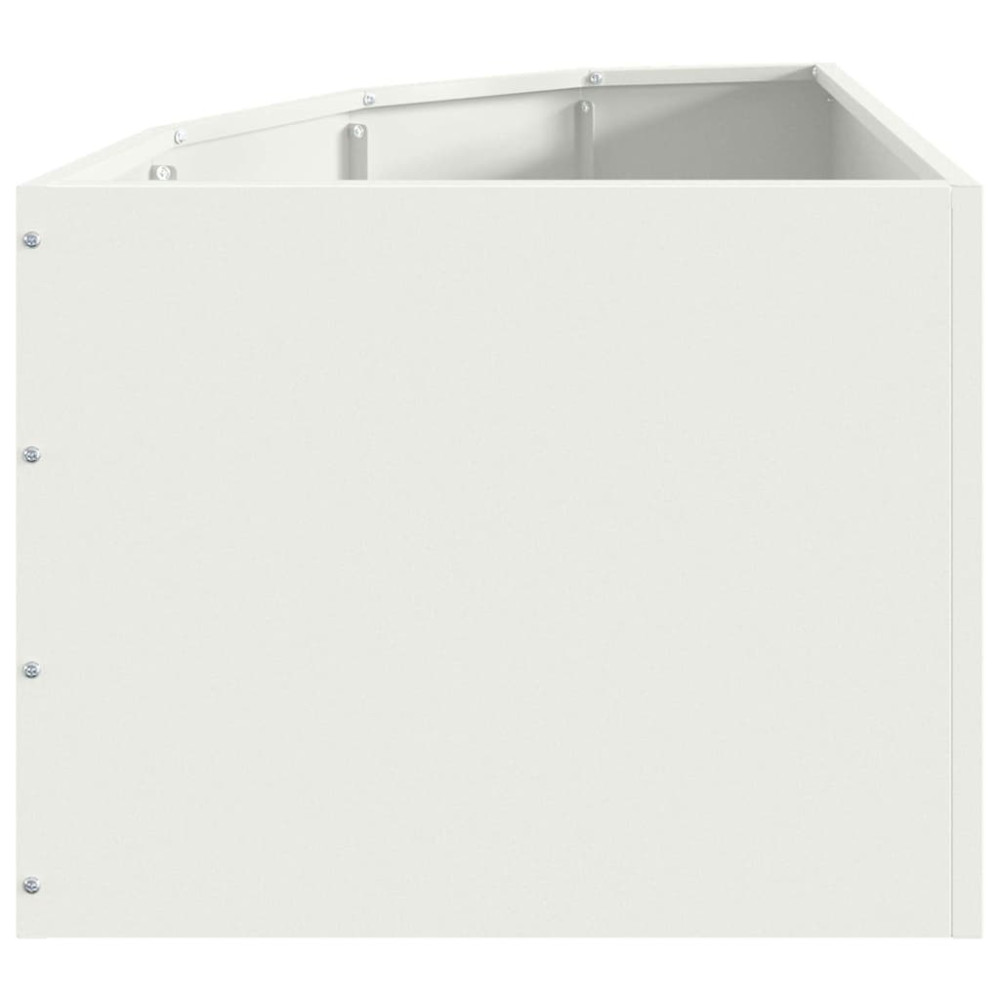 Produktbild för Hörnställning Vit 45 x 45 x 35 cm Stål