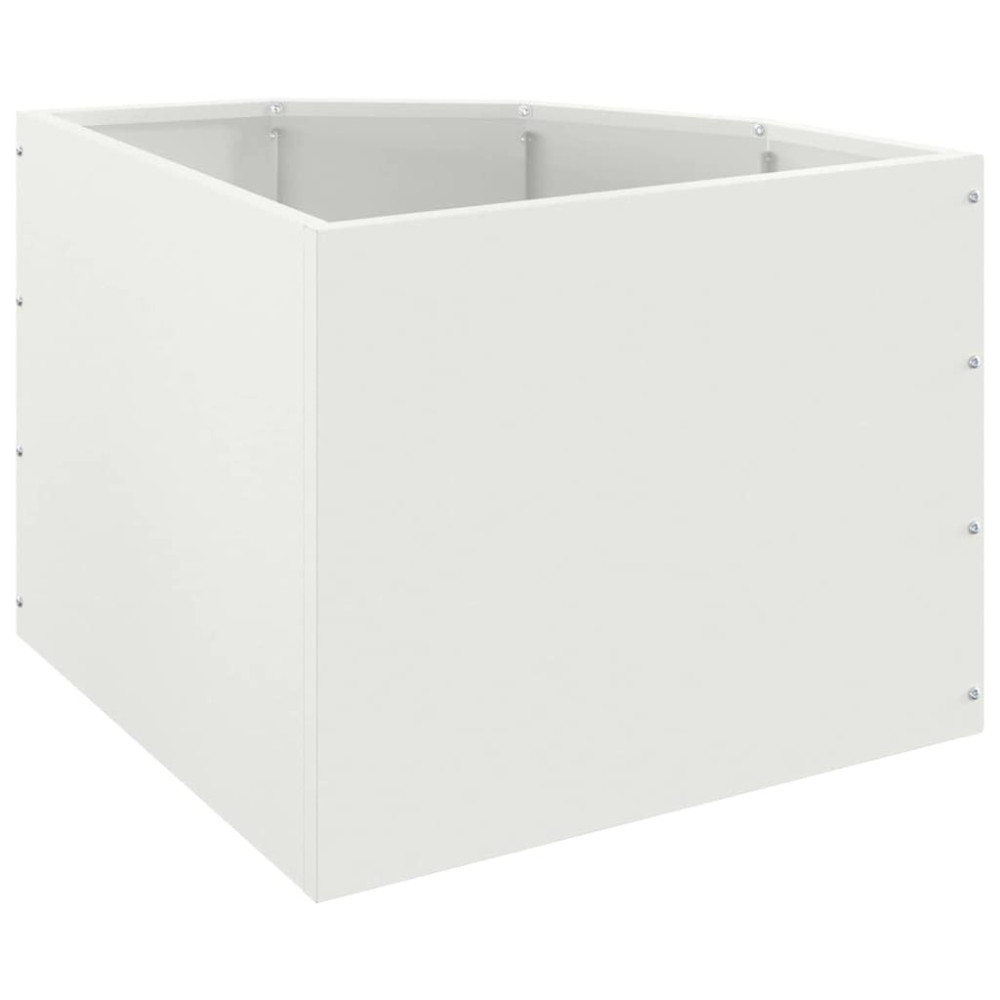 Produktbild för Hörnställning Vit 45 x 45 x 35 cm Stål