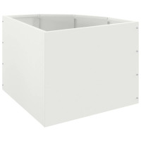Produktbild för Hörnställning Vit 45 x 45 x 35 cm Stål