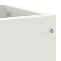 Produktbild för Hörnställning Vit 45 x 45 x 35 cm Stål