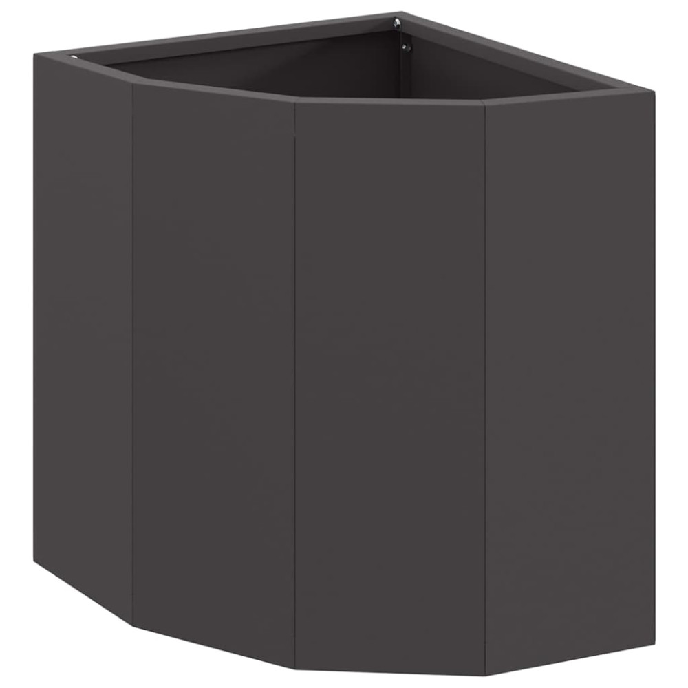 Produktbild för Hörnställning Svart 30 x 30 x 35 cm Stål