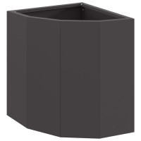 Produktbild för Hörnställning Svart 30 x 30 x 35 cm Stål