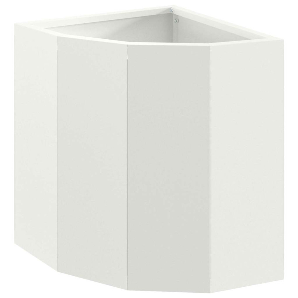 Produktbild för Hörnställning Vit 30 x 30 x 35 cm Stål