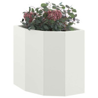 Produktbild för Hörnställning Vit 30 x 30 x 35 cm Stål