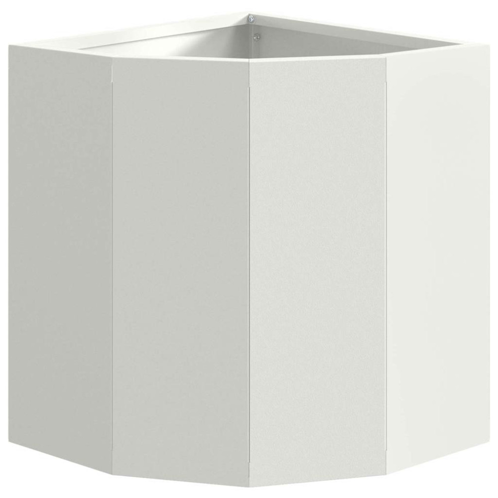 Produktbild för Hörnställning Vit 30 x 30 x 35 cm Stål