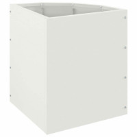 Produktbild för Hörnställning Vit 30 x 30 x 35 cm Stål