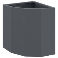 Produktbild för Hörnställning Antracit 30 x 30 x 35 cm Stål