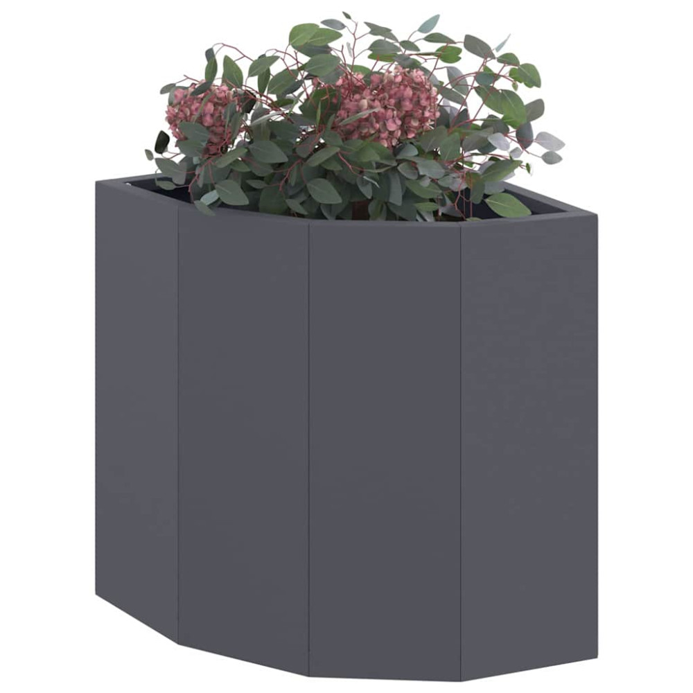 Produktbild för Hörnställning Antracit 30 x 30 x 35 cm Stål