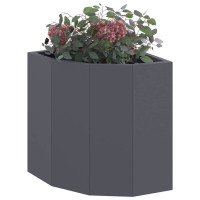Produktbild för Hörnställning Antracit 30 x 30 x 35 cm Stål