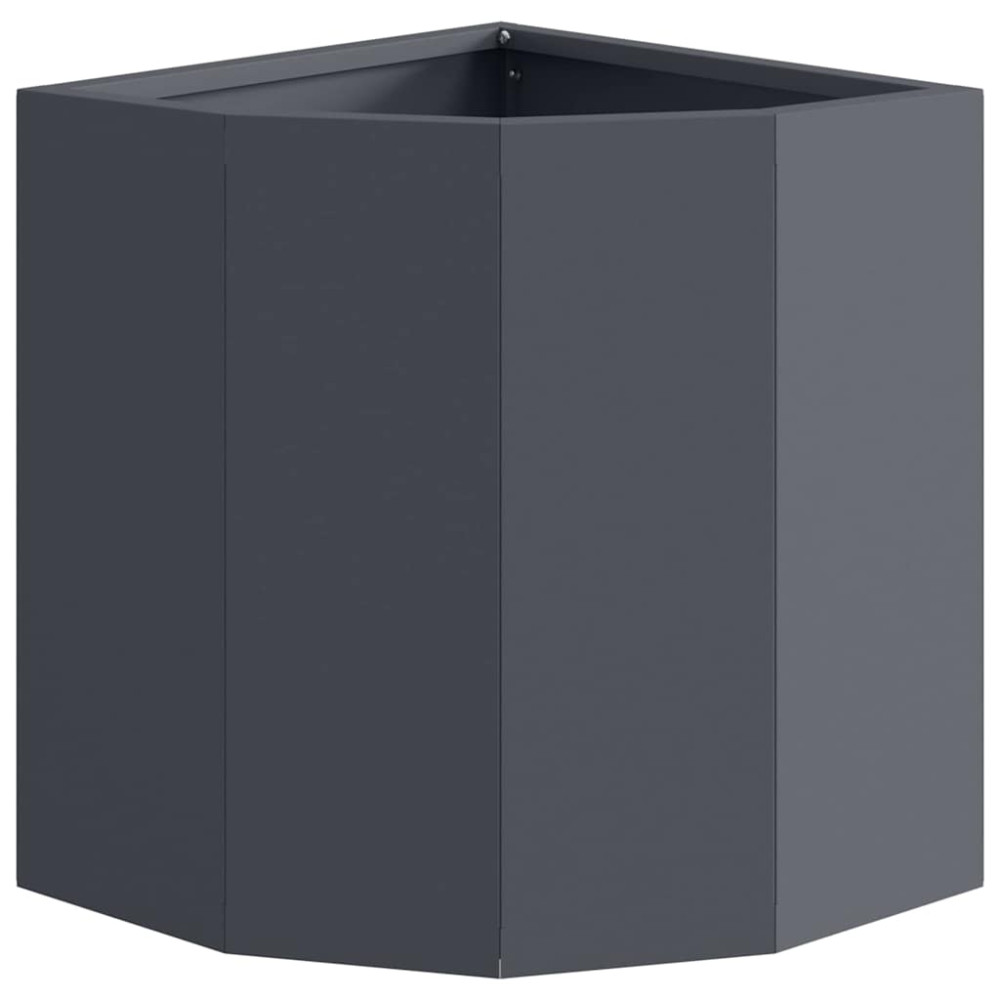 Produktbild för Hörnställning Antracit 30 x 30 x 35 cm Stål