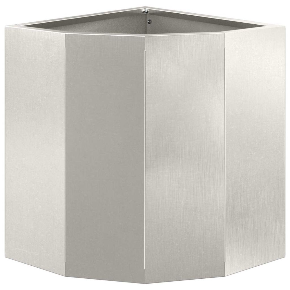Produktbild för Hörnställning Silver 30 x 30 x 35 cm Rostfritt stål
