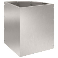 Produktbild för Hörnställning Silver 30 x 30 x 35 cm Rostfritt stål