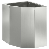 Produktbild för Hörnställning Silver 30 x 30 x 35 cm Galvaniserat stål