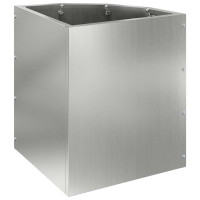 Produktbild för Hörnställning Silver 30 x 30 x 35 cm Galvaniserat stål
