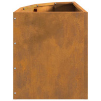 Produktbild för Hörnställning Rostig 30 x 30 x 35 cm cortenstål