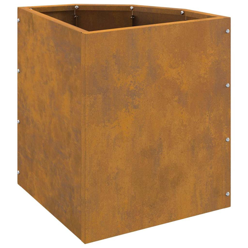 Produktbild för Hörnställning Rostig 30 x 30 x 35 cm cortenstål