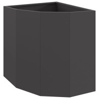 Produktbild för Hörnställning Svart 45 x 45 x 50 cm Stål