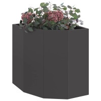 Produktbild för Hörnställning Svart 45 x 45 x 50 cm Stål