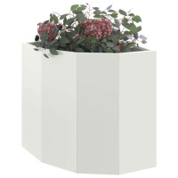 Produktbild för Hörnställning Vit 45 x 45 x 50 cm Stål