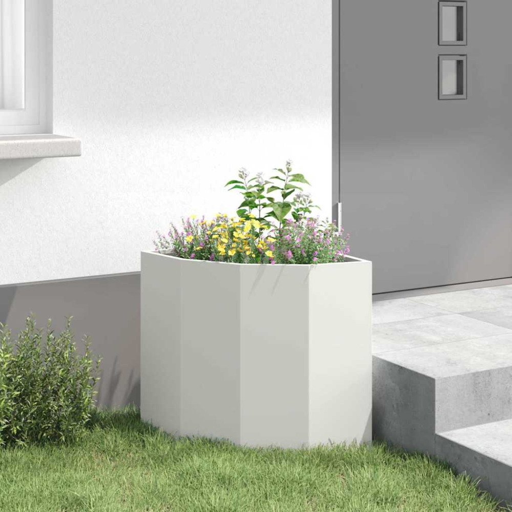 Produktbild för Hörnställning Vit 45 x 45 x 50 cm Stål