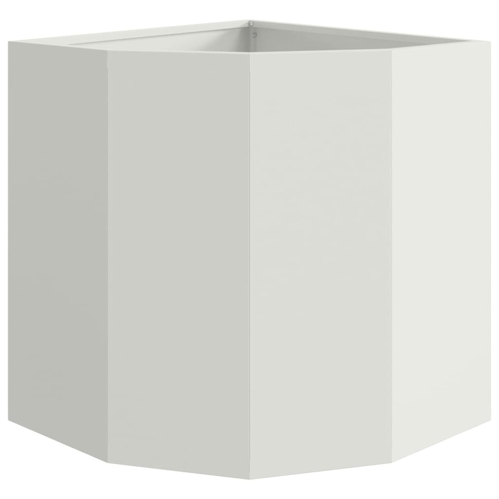 Produktbild för Hörnställning Vit 45 x 45 x 50 cm Stål