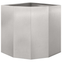 Produktbild för Hörnställning Silver 45 x 45 x 50 cm Rostfritt stål