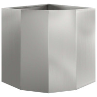 Produktbild för Hörnställning Silver 45 x 45 x 50 cm Galvaniserat stål