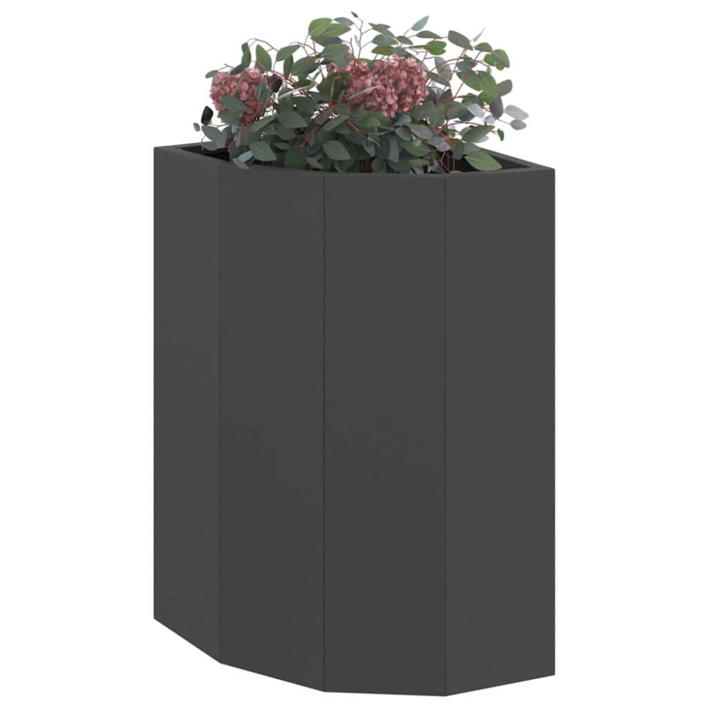 Produktbild för Hörnställning Svart 30 x 30 x 50 cm Stål