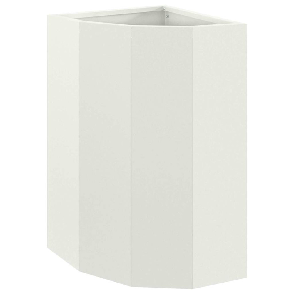 Produktbild för Hörnställning Vit 30 x 30 x 50 cm Stål