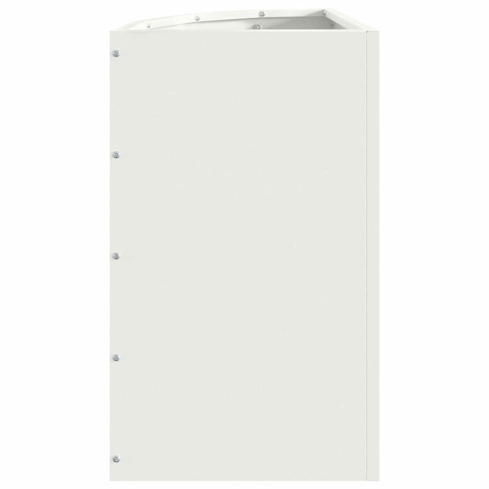 Produktbild för Hörnställning Vit 30 x 30 x 50 cm Stål