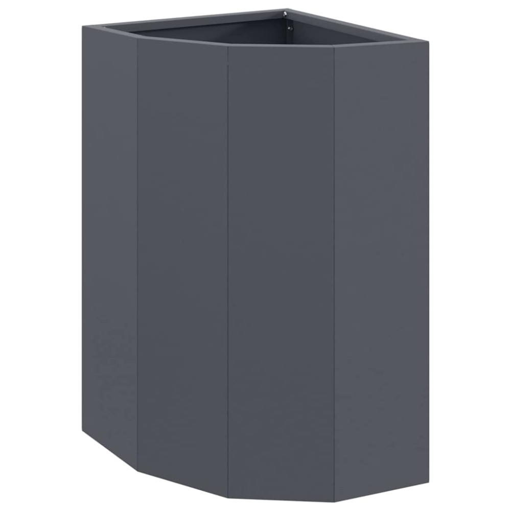 Produktbild för Hörnställning Antracit 30 x 30 x 50 cm Stål