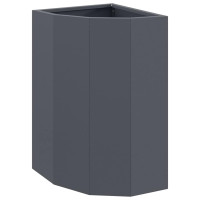 Produktbild för Hörnställning Antracit 30 x 30 x 50 cm Stål