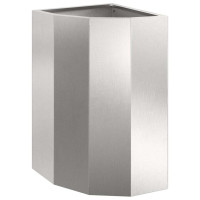 Produktbild för Hörnställning Silver 30 x 30 x 50 cm Rostfritt stål