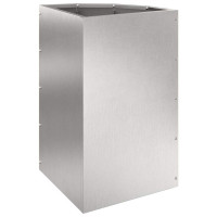 Produktbild för Hörnställning Silver 30 x 30 x 50 cm Rostfritt stål