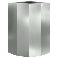 Produktbild för Hörnställning Silver 30 x 30 x 50 cm Galvaniserat stål