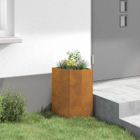 Produktbild för Hörnställning Rostig 30 x 30 x 50 cm cortenstål