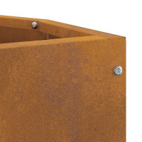 Produktbild för Hörnställning Rostig 30 x 30 x 50 cm cortenstål