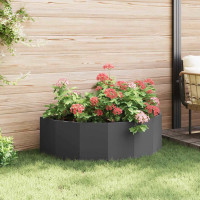 Produktbild för Planteringskärl Svart 120 x 60 x 35 cm Stål