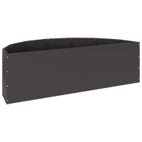 Produktbild för Planteringskärl Svart 120 x 60 x 35 cm Stål