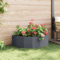 Produktbild för Planteringskärl Antracit 120 x 60 x 35 cm Stål