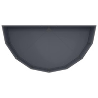 Produktbild för Planteringskärl Antracit 120 x 60 x 35 cm Stål