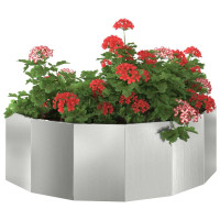 Produktbild för Planteringskärl Silver 120 x 60 x 35 cm Galvaniserat Stål
